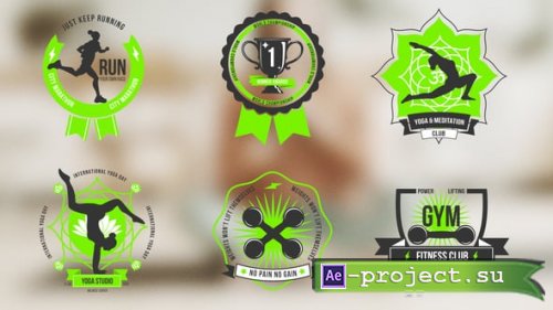 Videohive - Yoga Sports Running Gym Fitness Titles - 60941464 - Project for After Effects