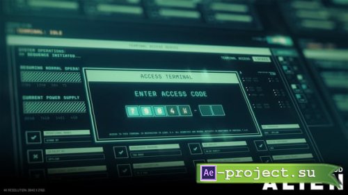 Videohive - HUD - Alien (Retro HUD) - 61436060 - Project for After Effects