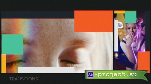 Videohive - Colorful Dynamic Transitions - 61464215 - Project for After Effects
