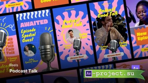 Videohive - Reels - Podcast Talk - 61367400 - Project for After Effects