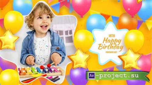 Videohive - Happy Birthday - 34494194 - Project for After Effects