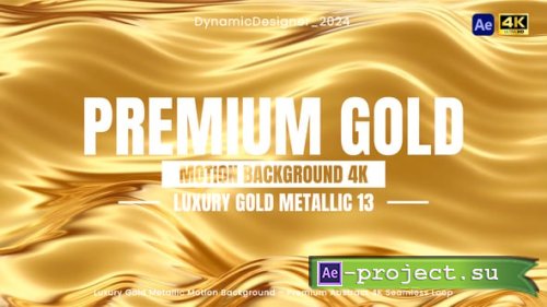 Videohive - Premium Gold Motion Background Pack 4K  Vertical - 61474079 - Project for After Effects