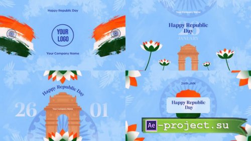 Videohive - Indian National Holiday Wishes - 61486106 - Project for After Effects