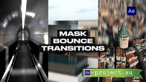 Videohive - Vertical Mask Bounce Transitions - 61476658 - Project for After Effects