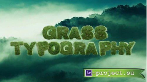 Videohive - Grass Typography - 61485710 - Project for After Effects