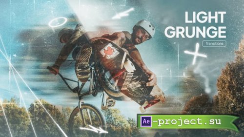Videohive - Light Grunge Transitions - 61495937 - Project for After Effects