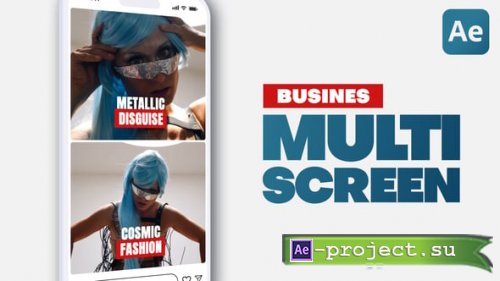 Videohive - Vertical Business Multi Screen - 61466252 - Project for After Effects