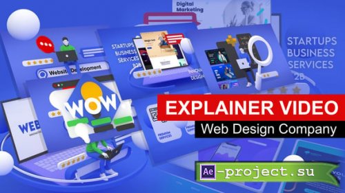 Videohive - Explainer Video | Web Design Company - 61499389 - Project for After Effects