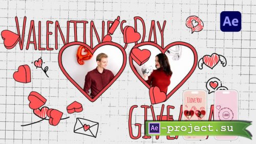 Videohive - Sweet Valentine Wishes Intro - 61499979 - Project for After Effects