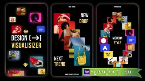 Videohive - Vertical Carousel and Sliders - 61498568 - Project for After Effects