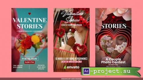 Videohive - Valentine Stories - 61506029 - Project for After Effects