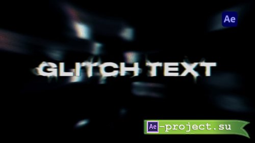Videohive - Glitch Text Animations - 61455311 - Project for After Effects