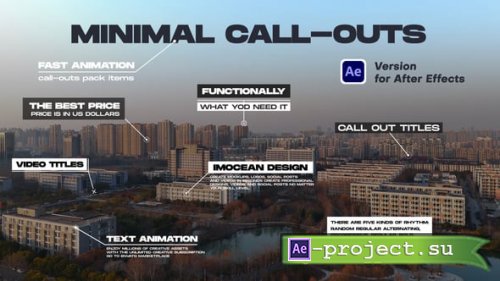 Videohive - Minimal Call-Outs X - 61514822 - Project for After Effects