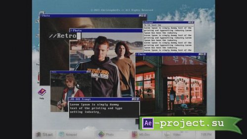 Videohive - Retro Intro // Windows 95 Style - 32884868 - Project for After Effects