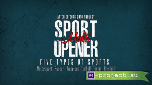 Videohive - Multi Sport Opener - 61381865 - Project for After Effects