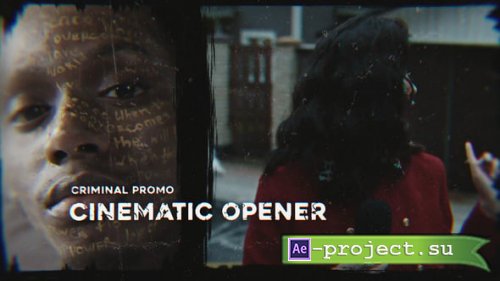 Videohive - Dark Cinematic Grunge Intro | Criminal Opener - 61507703 - Project for After Effects