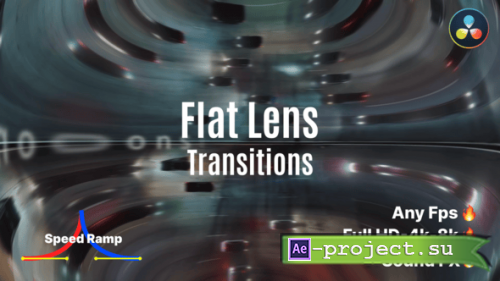 Videohive - Flat Lens Transitions - 61461608 - DaVinci Resolve Templates