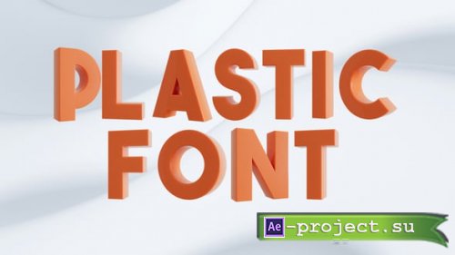 Videohive - Plastic Animated Font - 61497341 - DaVinci Resolve Templates