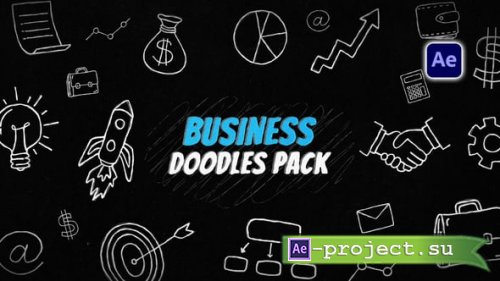 Videohive - Business Doodles Pack - 61518485 - Project for After Effects