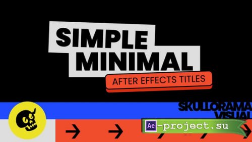 Videohive - Simple Minimal Titles - 61531628 - Project for After Effects