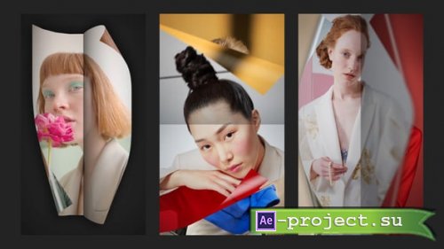 Videohive - Vertical Looping Flip Slideshow - 61538672 - Project for After Effects