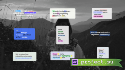 Videohive - Highlight Text Animations - 61543622 - Project for After Effects