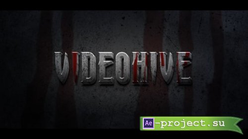 Videohive - Horror Title Trailer - 61537429 - Project for After Effects