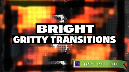 Videohive - Bright Gritty Transitions - 61547863 - Project for After Effects