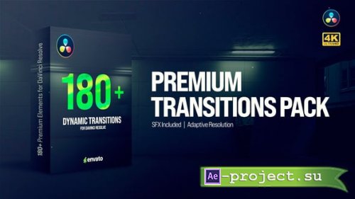Videohive - Transitions | Davinci Resolve - 61546707 - DaVinci Resolve Templates