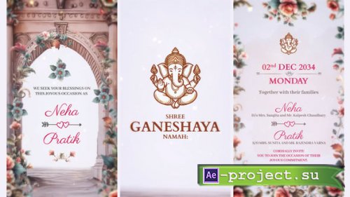 Videohive - Elegant & Traditional Video Invite - 61554378 - Project for After Effects
