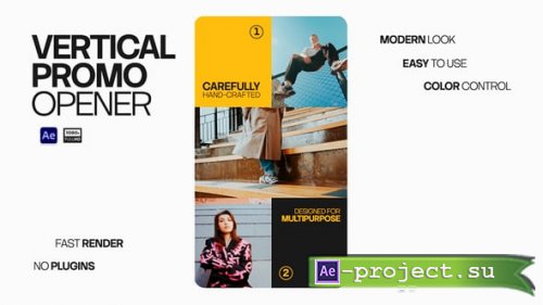 Videohive - Vertical Promo Opener - 61554528 - Project for After Effects