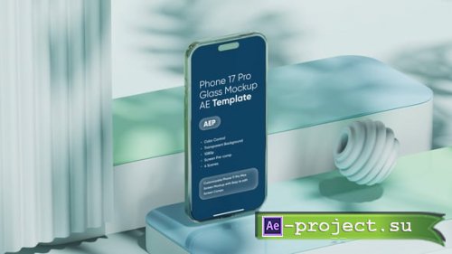 Videohive - Phone 17 Pro Glass Screen Mockup Template - 61486050 - Project for After Effects
