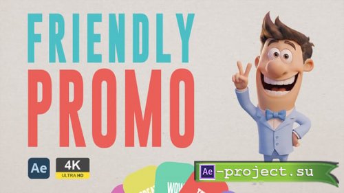 Videohive - Friendly 3D Character Promo - 61549800 - Project for After Effects