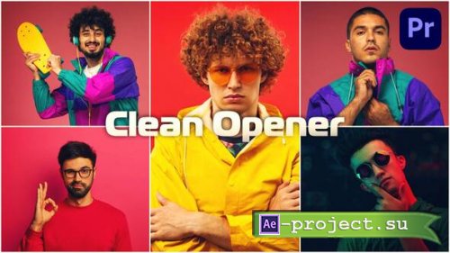 Videohive - Clean Slideshow MOGRT - 61552812 - Premiere Pro Templates