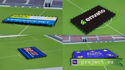 Videohive - Football stadium flag - 61564293 - Project for After Effects