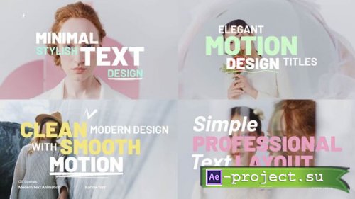 Videohive - Modern Text Animation 2.0 | After Effects - 61565914 - Project for After Effects