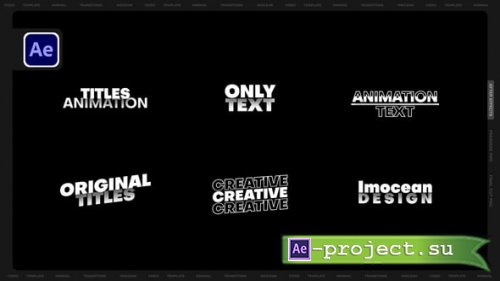 Videohive - Text Animation X - 61564382 - Project for After Effects