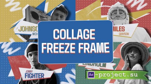 Videohive - Collage Freeze Frame - 61564389 - Project for After Effects