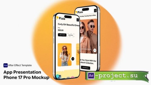 Videohive - App Presentation Phone 17 Pro Mockup - 61478003 - Project for After Effects