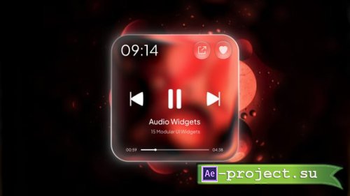 Videohive - Liquid Music Widgets - 61487525 - Project for After Effects