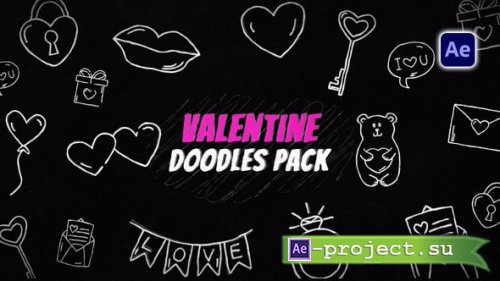Videohive - Valentine Doodles Pack - 61567780 - Project for After Effects