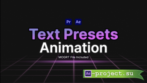 Videohive - Text Animation Preset - 59243230 - Project for After Effects