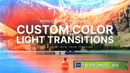 Videohive - Color Light Transitions - 58711057 - Project for After Effects