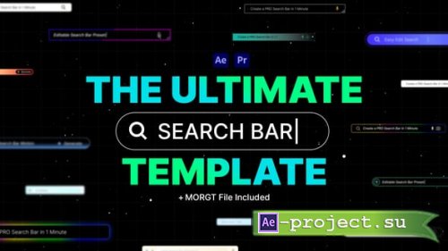 Videohive - Ultimate Search Bar Kit - 58654874 - Project for After Effects