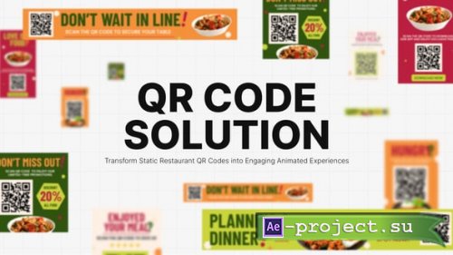 Videohive - QR Code Food - 58691836 - Project for After Effects