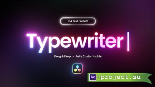 Videohive - Typewriter Presets - for DaVinci Resolve - 61567759