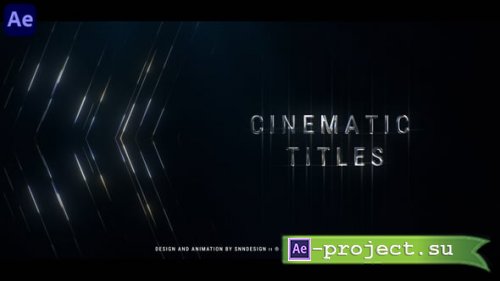 Videohive - Cinematic Titles - 61574050 - Project for After Effects