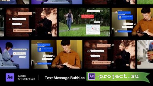 Videohive - Text Message Bubbles - 61104192 - Project for After Effects