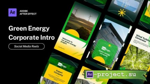 Videohive - Reels - Green Energy Corporate Intro - 61104074 - Project for After Effects