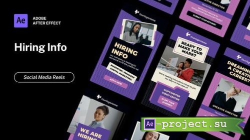 Videohive - Reels - Hiring Info - 61104098 - Project for After Effects